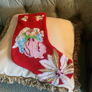 Storybook Knits Red Christmas Stocking